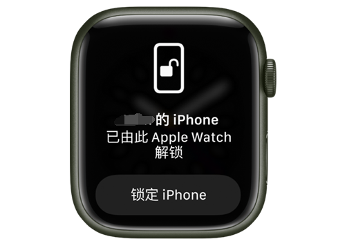 槐荫苹果手机维修分享用 AppleWatch 解锁配备面容 ID 的 iPhone方法 