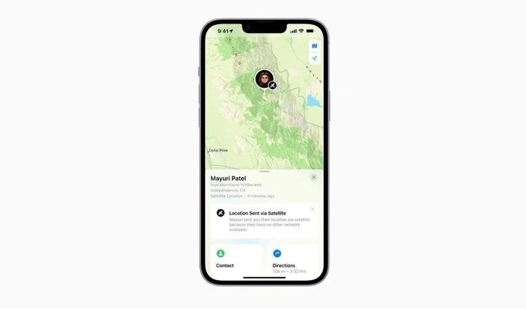 槐荫苹果14维修分享iPhone14系列中 FindMy功能通过卫星分享位置方法教程 